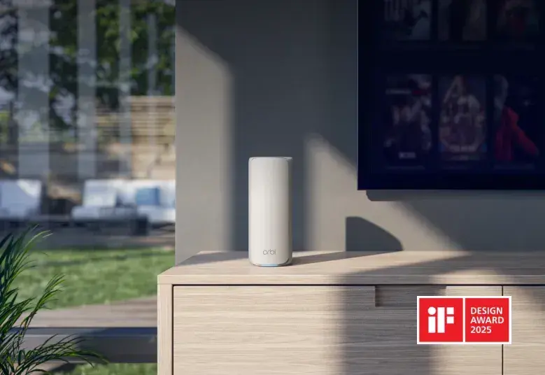 Redaktionelle Illustration zu Netgear Orbi 770 im Check: Tri-Band-Wi-Fi 7, Multi-Gigabit-Ports und praktische Grenzen